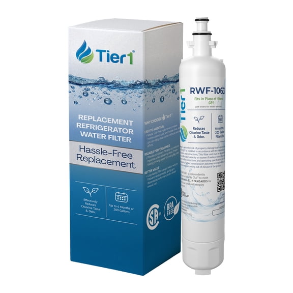 Tier1 RPWF Refrigerator Water Filter | Replacement for GE RPWF (NOT RPWFE), WSG-4, MPF15350, DWF-36, R-3600, OPFG3-RF300, RWF3600A, WD-RPWF, WF277, Fridge Filter