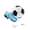 Football shoes  blue, variant on Large-sized Standing Soccer-themed Foil Balloons For Party Decorations