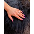 thumbnail image 2 of Lambzy Dynasty Natural Single Pelt Luxury Long Wool Sheepskin Shag Rug Black N/A, 2 of 5