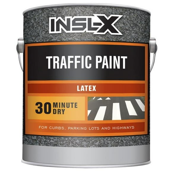 INSL-X 1002344 1 gal Peinture Noire de Marquage de Zone de Circulation - Pack de 4