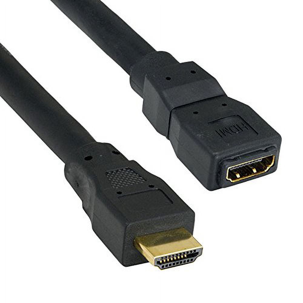 Cable Wholesale 10V3-41225 24 AWG HDMI Extension Cable with High Speed Ethernet, HDMI Male to Female - 25 ft.