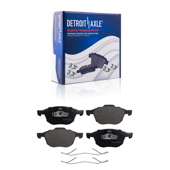 Detroit Axle - Front Ceramic Brake Pads for Ford Escape Focus Mazda 3 Sport 5 C-Max Volvo C30 C70 S40 V50