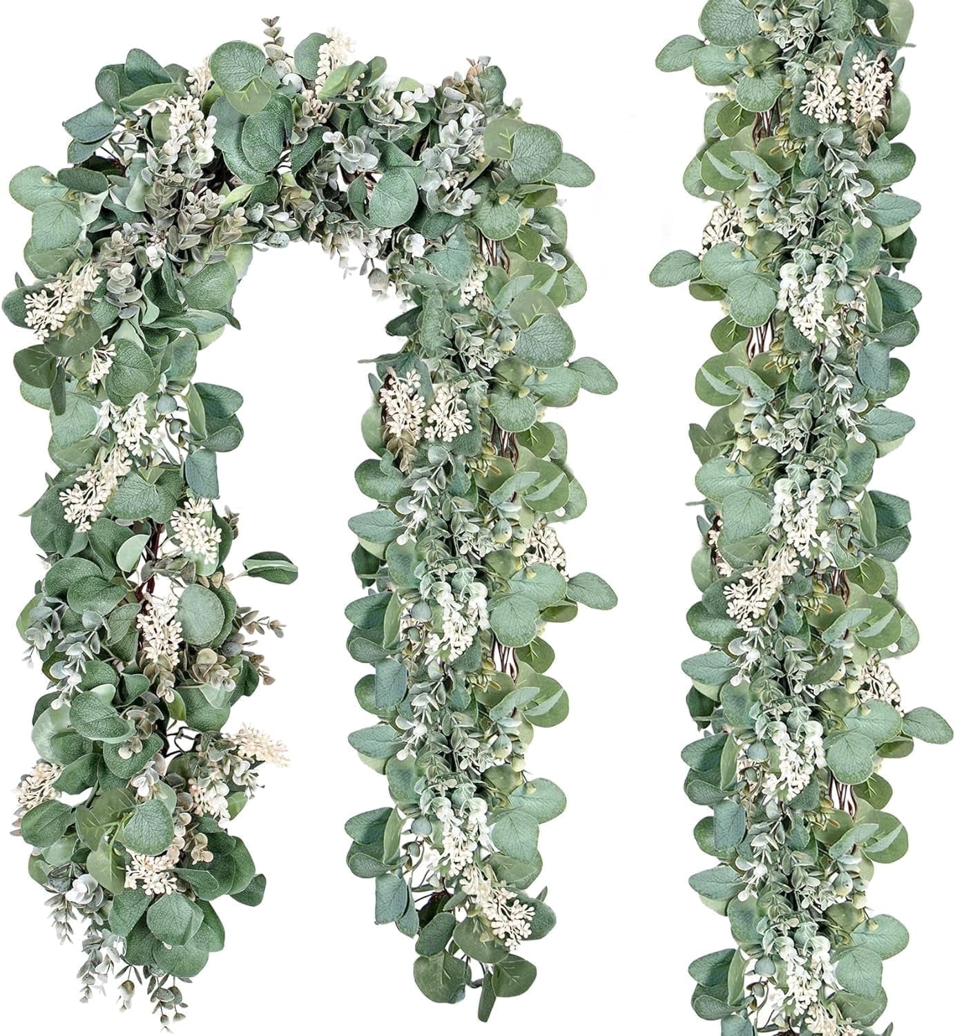 Scidweet Christmas Eucalyptus Garland 2-Pack photo 6