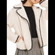 thumbnail image 2 of Abrigo Holgado y Grueso de Lana de Cordero con Solapa y Larga para Mujer, Estilo Moderno, para Otoño e Invierno. Albaricoque L, 2 of 8