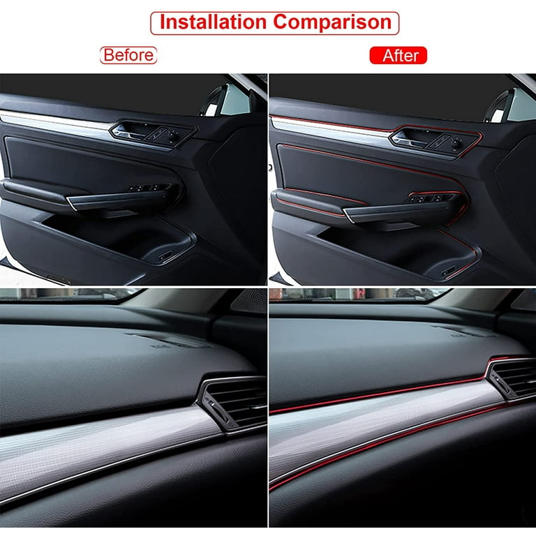 Car Interior Moulding Strips Trim Car Gap Fillers for Dashboard