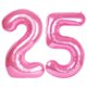 thumbnail image 1 of Globo digital Kelfuoya, 40 cm, rosa, número 25, para decoración de fiestas, 1 of 8