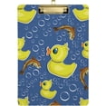 thumbnail image 1 of FMSHPON Ducks Fish Clipboard Hardboard Wood Nursing Clip Board and Pull for Standard A4 Letter 13x9 inches, 1 of 7
