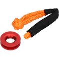 thumbnail image 1 of HELIAHO Aluminum Alloy Recovery Annulus Winch Rope Set with Nylon Rope, Vehicle Rescue Kit for Towing and Recovery[Red] CJ911-16709, 1 of 9