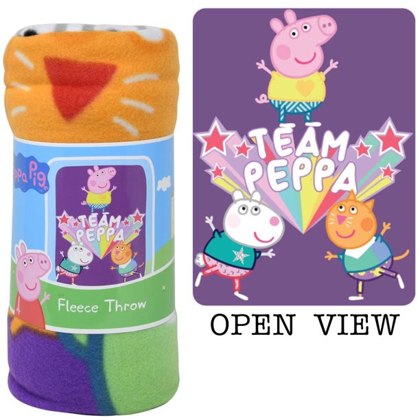 Peppa Pig 45x60" Fleece Throw Blanket