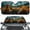 Dog Starry Sky, variant on Yuyamidu Lesser Panda Car Sunshade Foldable Car Shade Universal Front Windshield Sun Shade for SUV Truck Sedan Cool Automobile Interior Accessories