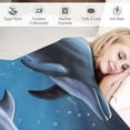 thumbnail image 3 of Shiartex  Dolphin Blanket for Bed,Dolphin Throw Blanket for Women, Men and Kids - Super Soft Plush Dolphin Blanket Throw, 3 of 6