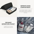 thumbnail image 4 of Weekender Bags for Women Carry On Bag Travel Duffel Overnight Duffle Bag with Shoe Compartment 2Pcs Set, 4 of 7