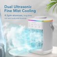 thumbnail image 4 of Enfriador de Aire Portátil con Humidificador y Luz LED: Ventilador Compacto para Uso Doméstico y de Oficina., 4 of 5