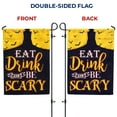 thumbnail image 5 of America Forever Eat, Drink And Be Scary Halloween Garden Flag 12.5 x 18 inch Vampire, Bats Double Sided Small Halloween Horror Nights Flag for Outside, Holiday Party Yard Outdoor, 5 of 6