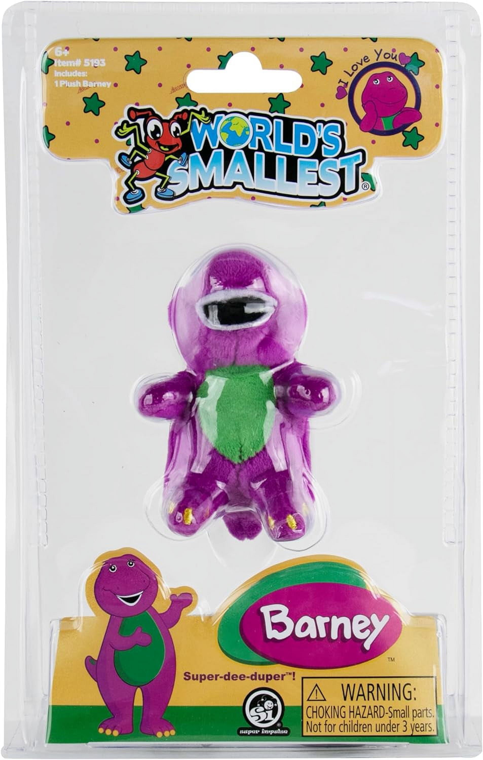 【メーカー直売】 World's Smallest Barney Plush Toy - Walmart.com キャラクターグッズ