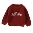 thumbnail image 2 of Tejiojio Girls and Toddlers'Soft Cotton Winter Kids Boys and Girls Knitted New Year's Day Sweater Boys Hoodies and Sweatshirts, 2 of 7