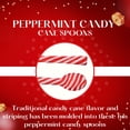 thumbnail image 4 of A1 Unlimited Peppermint Candy Cane Spoons, Christmas Holiday Party GiftFavors Sweet Treats Dessert Snacks Hot Cold Drinks Individually Wrapped Goody Bag Stocking Stuffer, 2 Boxes (6-ct. Boxes), 4 of 7