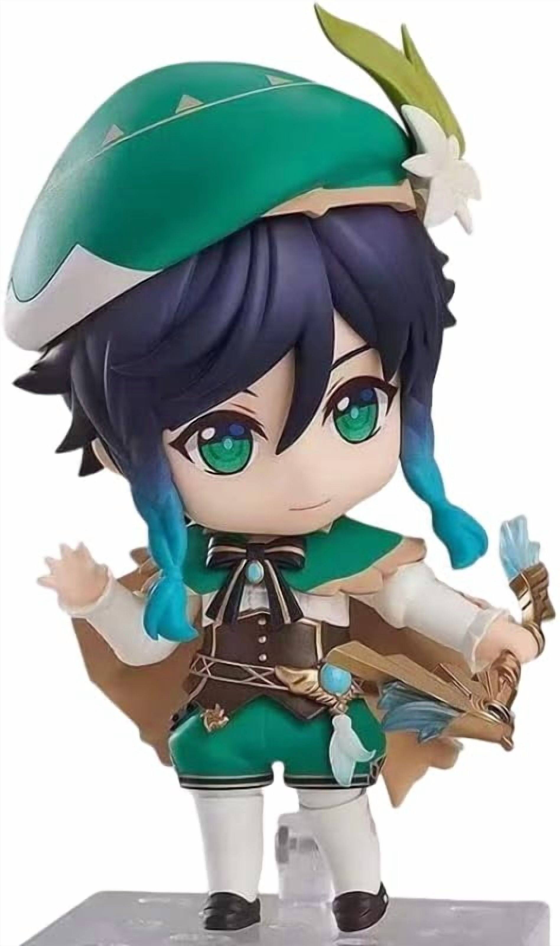 Newly Venti Figure Standig Q Version Venti Figures Genshin Impact Figures 10cm/3.9inch PVC Anime Characters Figure Action Figure Statue Ornament
