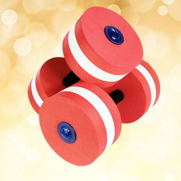 CRAFTHROU Water Aerobic Dumbells 2Pcs Red for Resistance Exercises in Spa