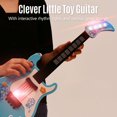 thumbnail image 4 of Kids Little Guitar,Kids Guitar for Boys with Rhythm Lights and Sounds,Fun Baby Educational Musical Instruments,Fixdono Music Electric Guitar Toy for Toddlers Children 3 4 5 Year Old  Boys Girls,Blue, 4 of 8