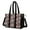 Pioneer Flower Floral-1, variant on Teacher Tote Bag,Pioneer Flower Floral Print Pattern Teacher Utility Tote Bag,Large Work Tote Bags for Women with Multiple Pockets,Top Zipper Closure,13.8x10.6x6.7 Inch