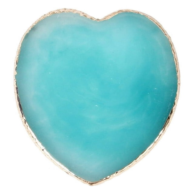 Manicure Palette Smooth Surface Golden Rim Edge Good Firmness DIY Japanese Style Heart-shaped Nail Display Board Female Supply