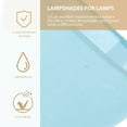 thumbnail image 4 of SHISUYAN 3Pack Macaron Colors Cloth Floor Lamp Shades With Light Diffusion Function For Bedroom 5.5X5.5X5.1in, 4 of 8