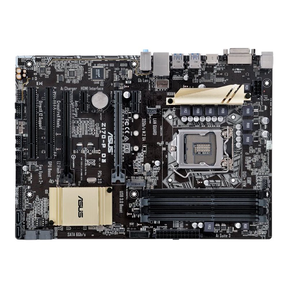 ASUS Z170P D3 Motherboard ATX LGA1151 Socket Z170 USB 3.0