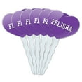 thumbnail image 1 of Felisha Heart Love Cupcake Picks Toppers - Set of 6, 1 of 1
