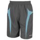 thumbnail image 1 of Spiro - Pantalones cortos de deporte transpirables Modelo Micro-Team hombre caballero - Gym/Running/Verano (Gris / Agua), 1 of 3