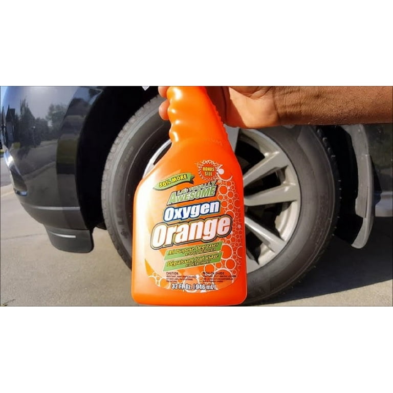2 Pk LA's Totally Awesome Oxygen Orange Cleaner 32Oz Degreaser Spot Remover