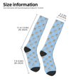 thumbnail image 5 of Daiia Sports Socks Cute Cartoon Corgi Printed Novelty Crew Socks for Men Women Knee High Socks Cotton Socks Soft & Breathable Support Unisex Socks, 5 of 9