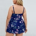 thumbnail image 5 of Lopeceal Womens Tankini Swimsuits Plus Size Flowy Swimwear Two Piece Floral Bathing Suits Swim Tank Top with Short, 5 of 5