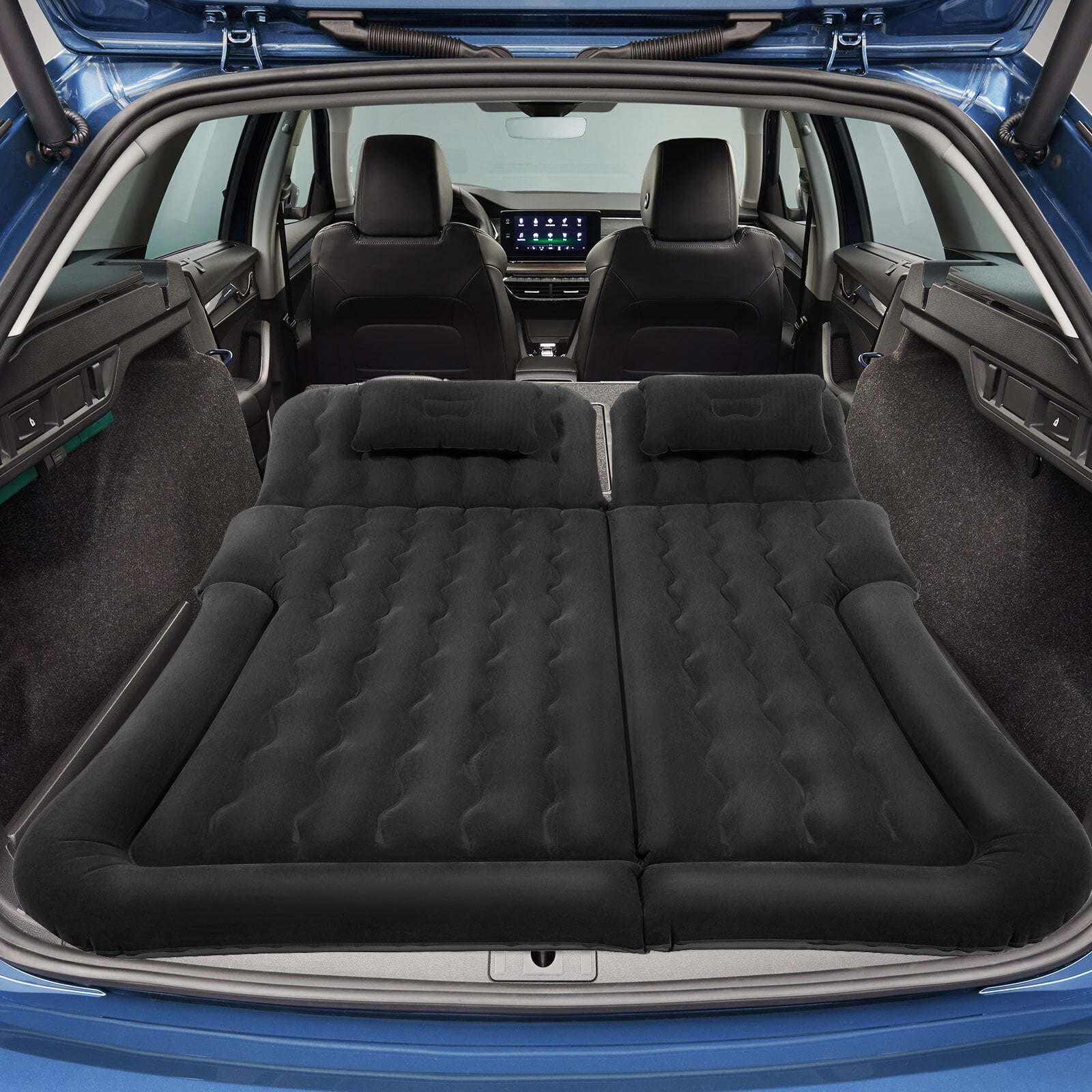 Car Air Bed Air Mattress Backseat Inflatable Cushion & Pump For SUV/Truck/Van