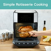 West Bend XL Digital Air Fryer Oven with 10 Presets and 6 Functions, 12.6 Qt Capacity, in Black (AFWB12BK13)