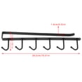 thumbnail image 5 of VIFER Rack de Almacenamiento Rack de Almacenamiento de Hierro Multifuncional con Ganchos para estantería Colgante de Armario de Cocina para el hogar Blanco/Negro 1PC(Negro), 5 of 5