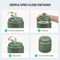 thumbnail image 2 of Soup Thermo BOSEDSANG, 760 ml, boca ancha, a prueba de fugas, verde, 2 of 7