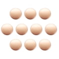 thumbnail image 1 of Uxcell 10pcs Botones Redondos Metálicos de 15mm, Botones Planos de Costura de Aleación, Dorado, 1 of 6