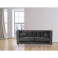 thumbnail image 2 of Love Seat Poole SofaMatch, Tela Quantum, Patas Natural gris oscuro, 2 of 5