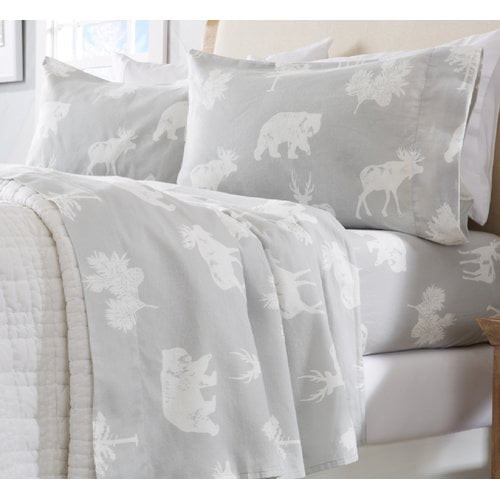 Home Fashion Designs Extra Soft Printed Flannel Sheet Set