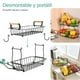 thumbnail image 3 of U Chef Frutero Para Cocina de 2 Niveles y 2 Ganchos para Plátanos, Cesta de Almacenamiento De Frutas y Verdura, Frutero de Cocina Moderno, Organizador de Frutas y Verduras de Hierro, 3 of 6
