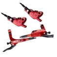 thumbnail image 2 of Brake Caliper Hose Set, Aluminium Alloy Bike Hydraulic Disc Brake Red, 2 of 10