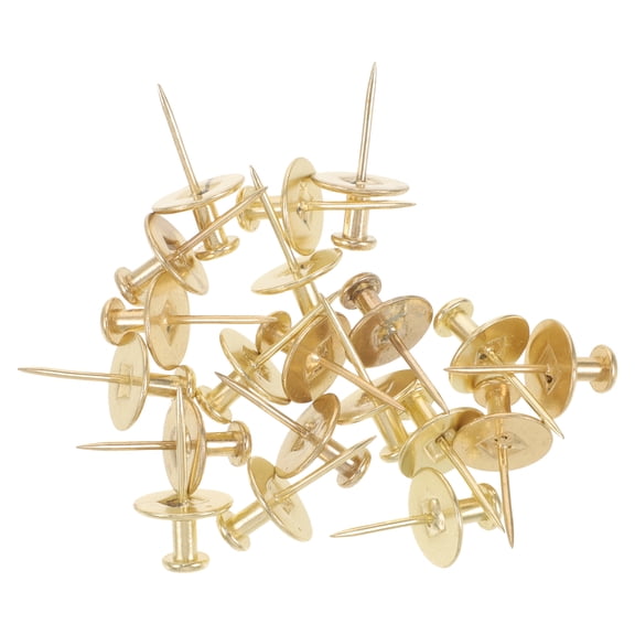 FENGGUIQU 20Pack Golden Zinc Alloy Star Shaped Push Pins for Home Decoration
