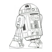Color Me R2-D2 (Star Wars) Cardboard Cutout Stand Up, 3 ft