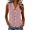 Wine, variant on Gbobgt Women's Striped Tank Tops Lapel Collar Button down Shirts Casual Summer Vacation Blouses Beige L