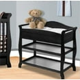 Storkcraft Aspen Changing Table with Drawer Black