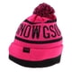 thumbnail image 1 of Mujeres Hombres Deportes al aire libre Pom Knit Baggy Beanie Hat Snowboard Winter Warm Ski Rosa roja Macarena Gorro de esquí, 1 of 8