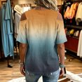 thumbnail image 3 of Guluxicc Women's Cold Shoulder Shirts Short Sleeve V Neck Graphic Tops for Summer Casual Outfits, 3 of 5