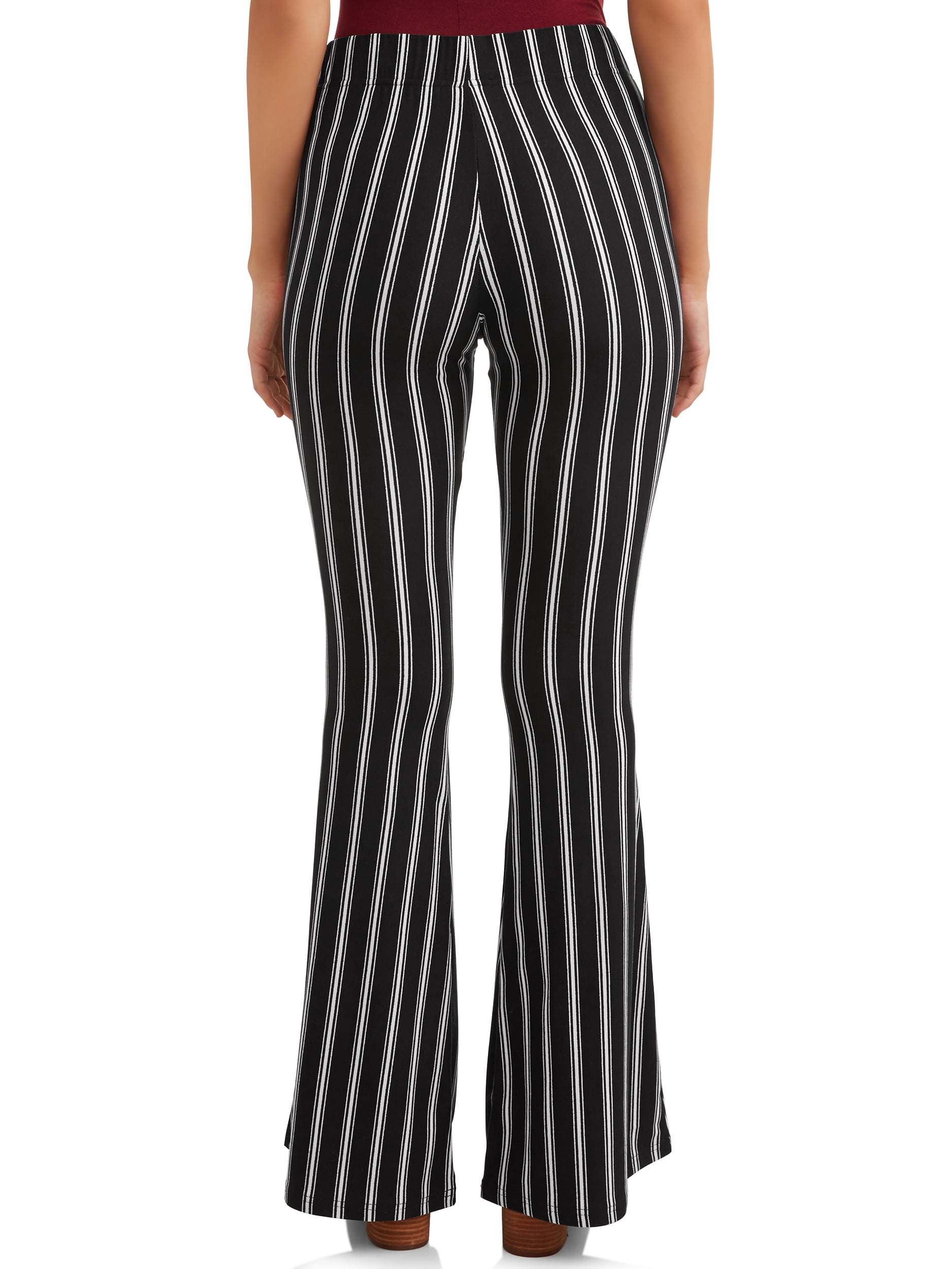 juniors flared yummy knit pants