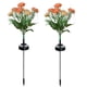 thumbnail image 1 of Billuyoard 2 luces solares de flores para exteriores, un hermoso adorno para el césped con flores solares. Decoración del hogar A, 1 of 6